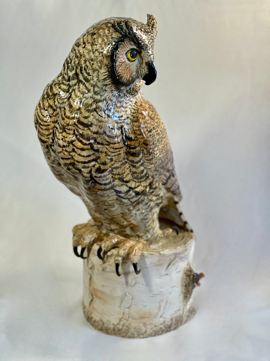 Great Horned Owl, "Patience is a Virtue"