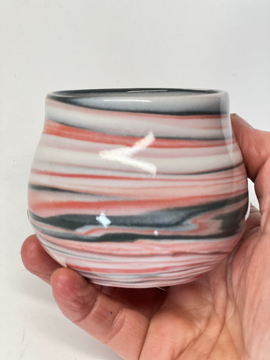 8 oz Coloured Porcelain Cup