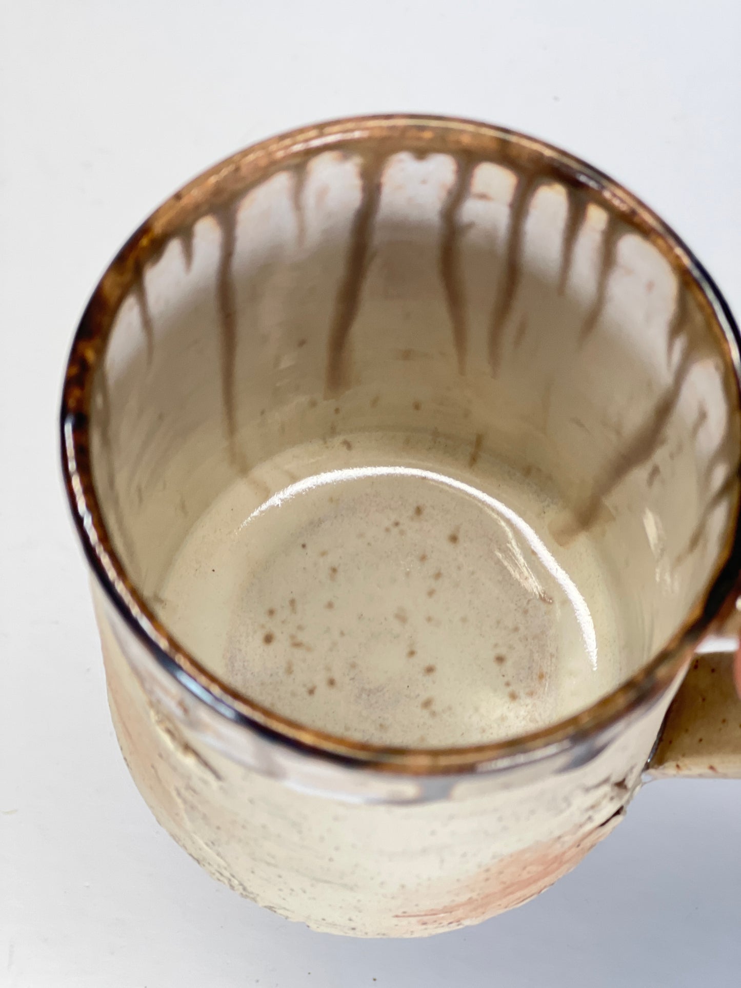 14 oz Stoneware Birch Bark Mug