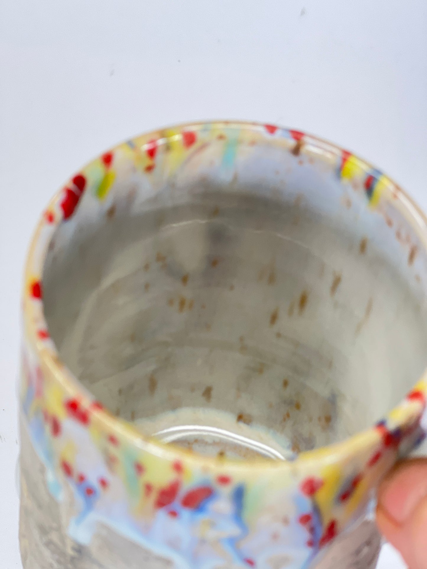 14 oz Birch Bark Rainbow Mug