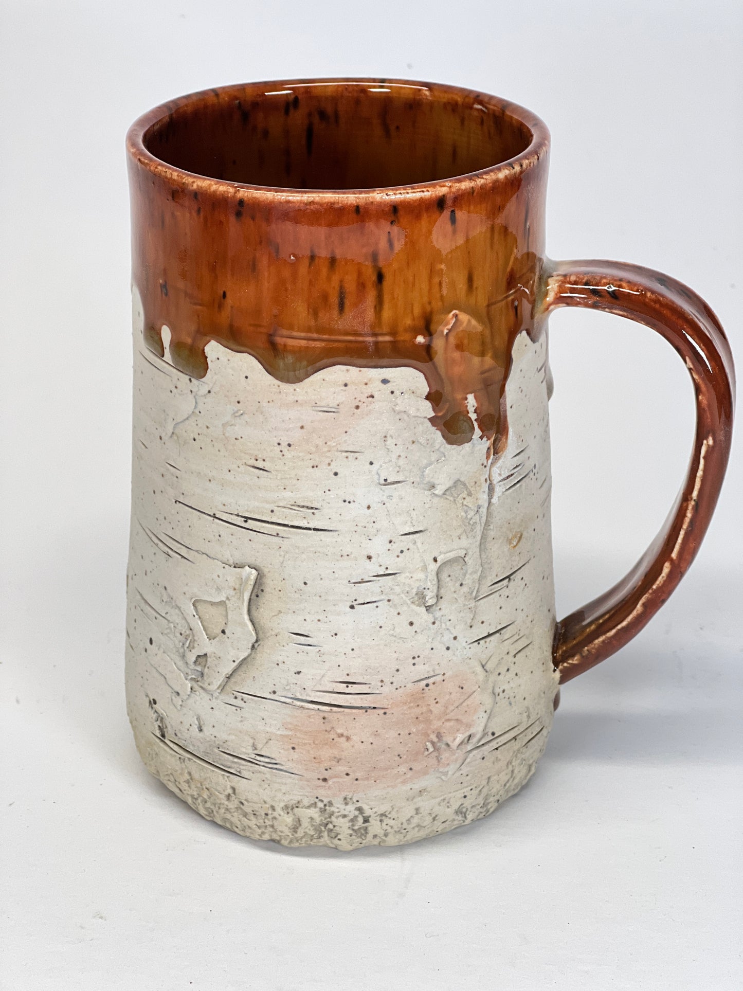 24 oz Birch Bark Stoneware Mug