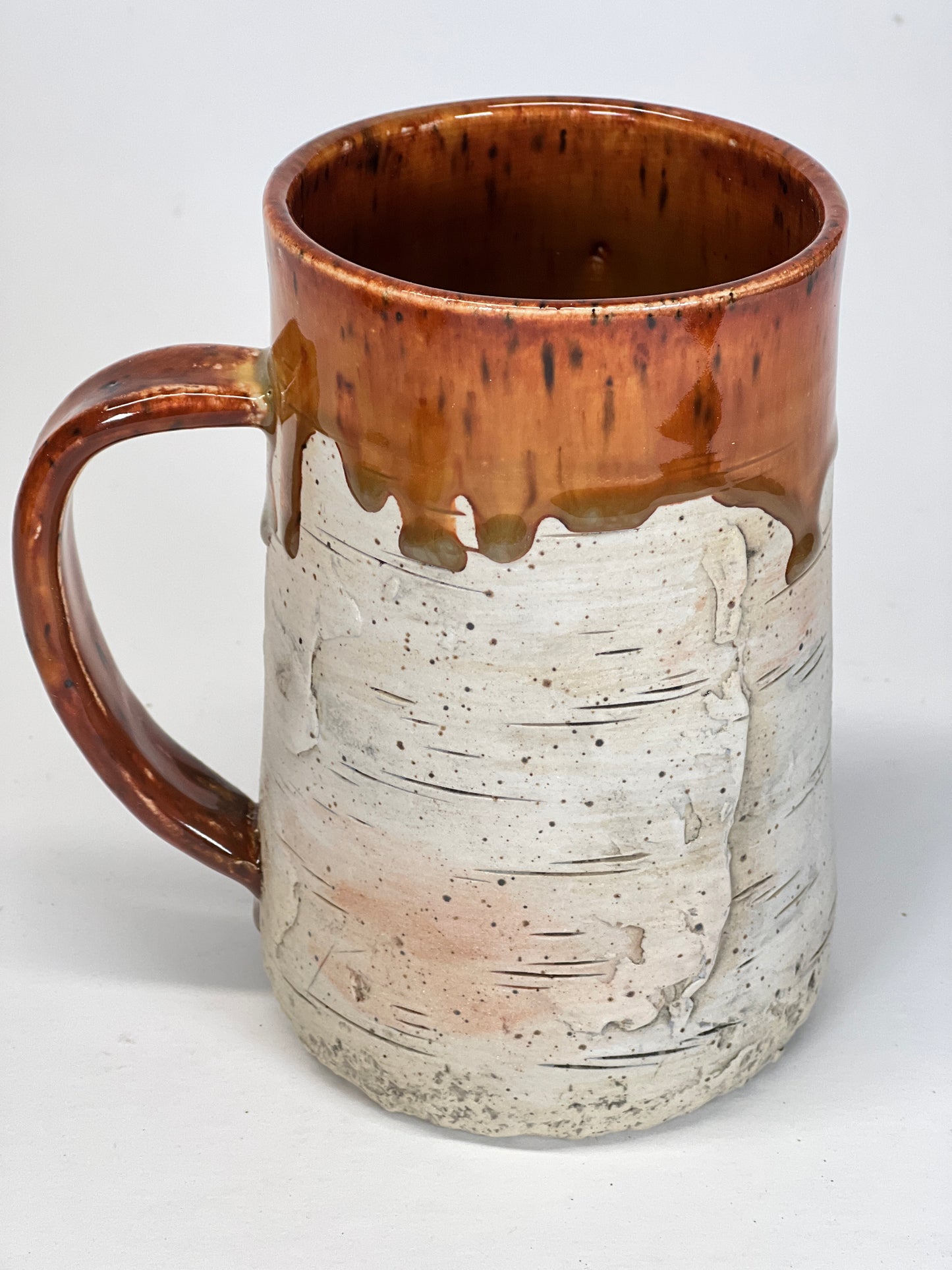 24 oz Birch Bark Stoneware Mug