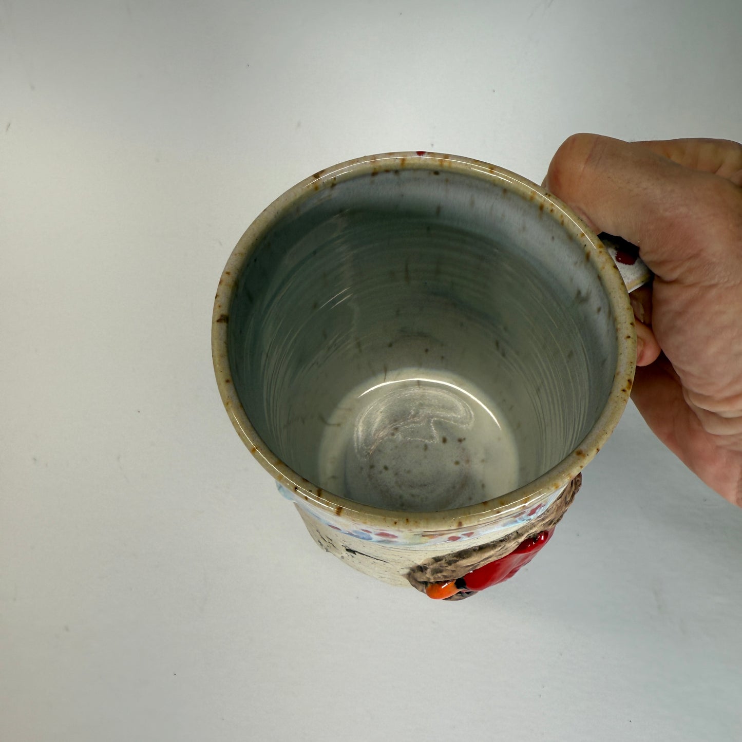 22 oz Birchbark Cardinal Mug