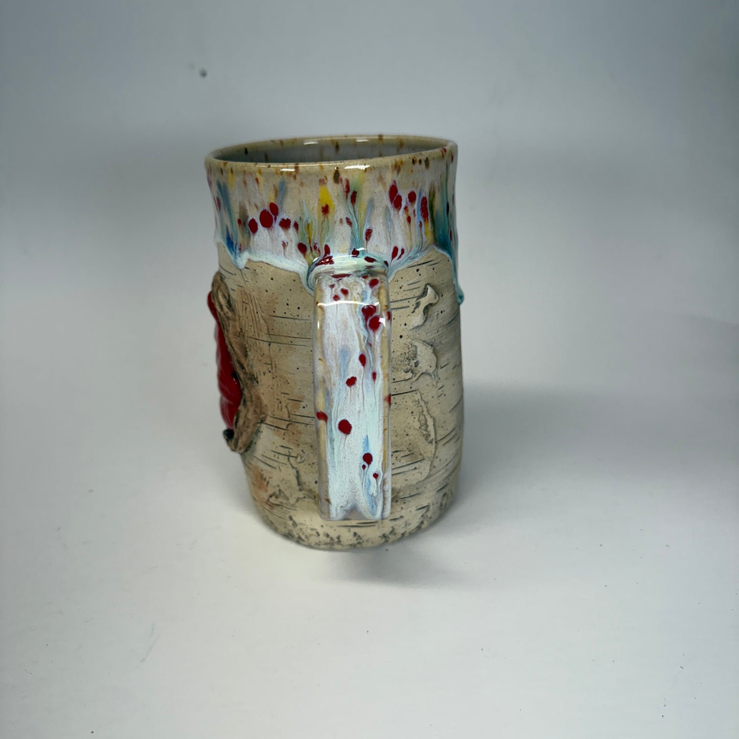 22 oz Birchbark Cardinal Mug