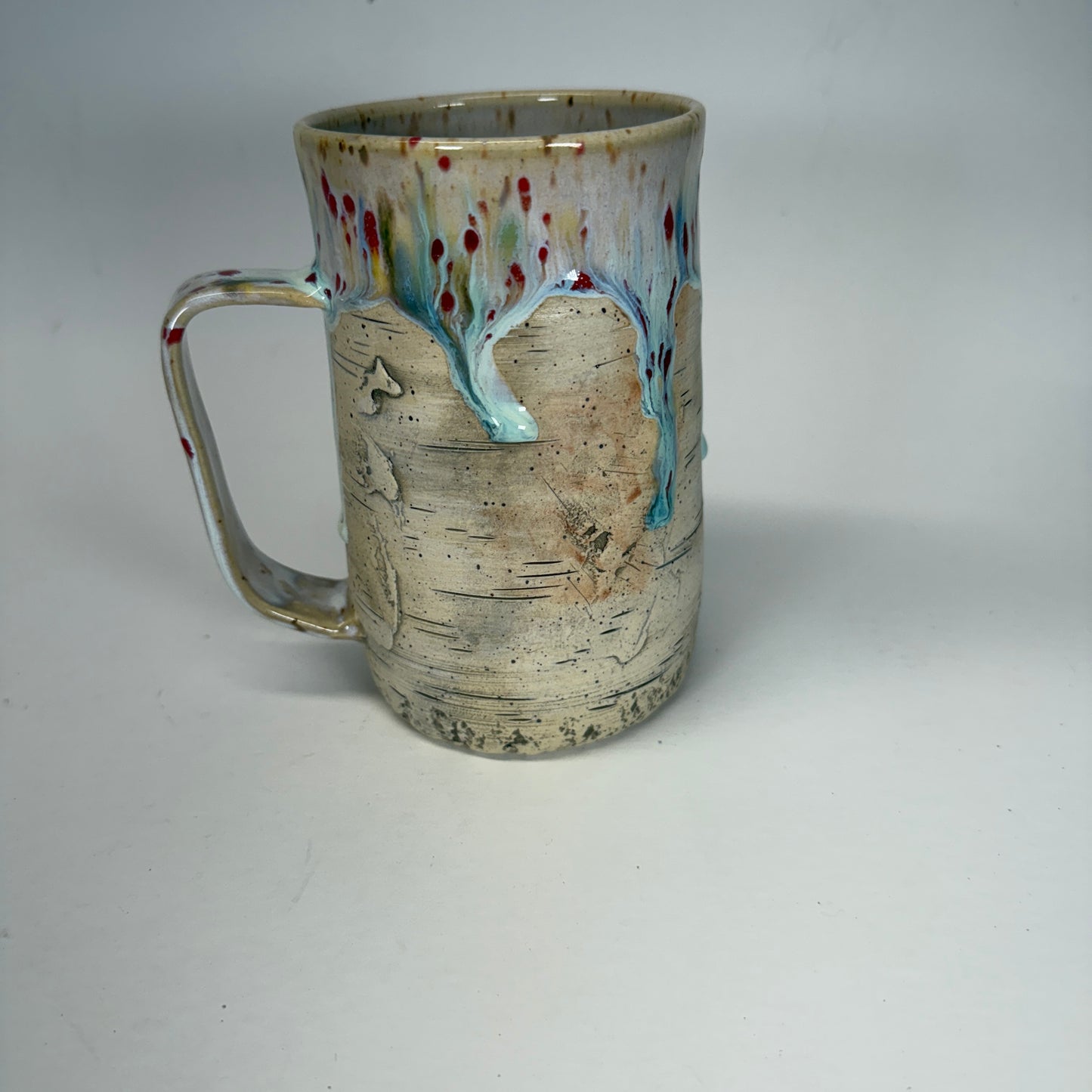 22 oz Birchbark Cardinal Mug